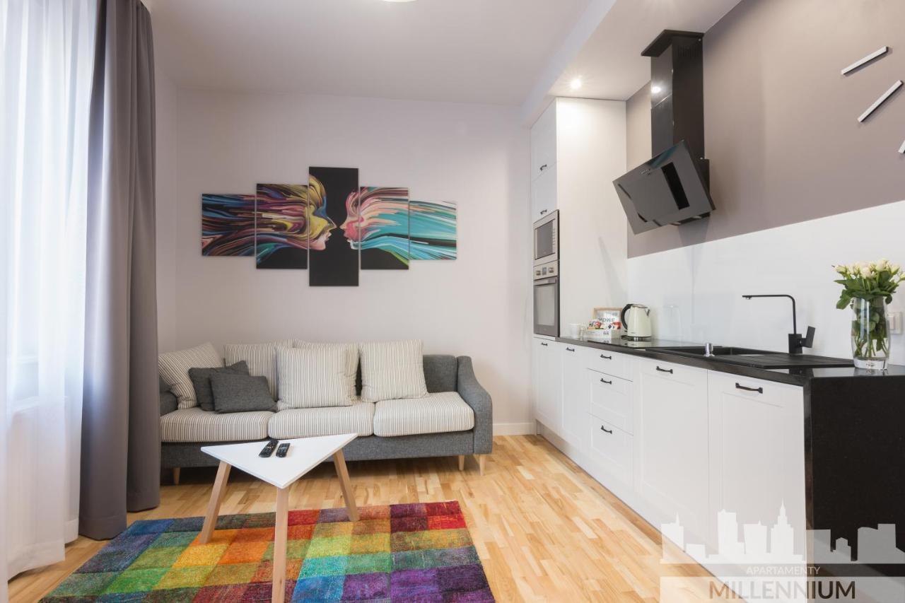 Ferienwohnung Millennium Awangarda Grey Warschau Exterior foto